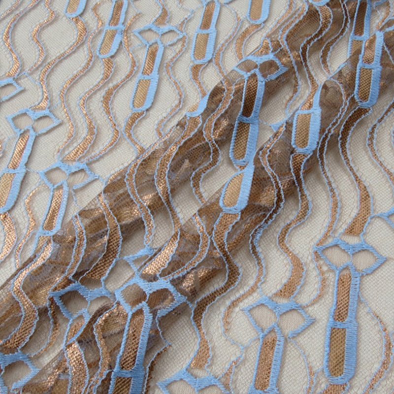 Lace Fabric Women's Polyester Warp Knit for Women's Wear Wholesale Sup 15